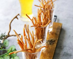グルテンフリーで安心「玄米めん」レシピ「そばプリッツ 3種」