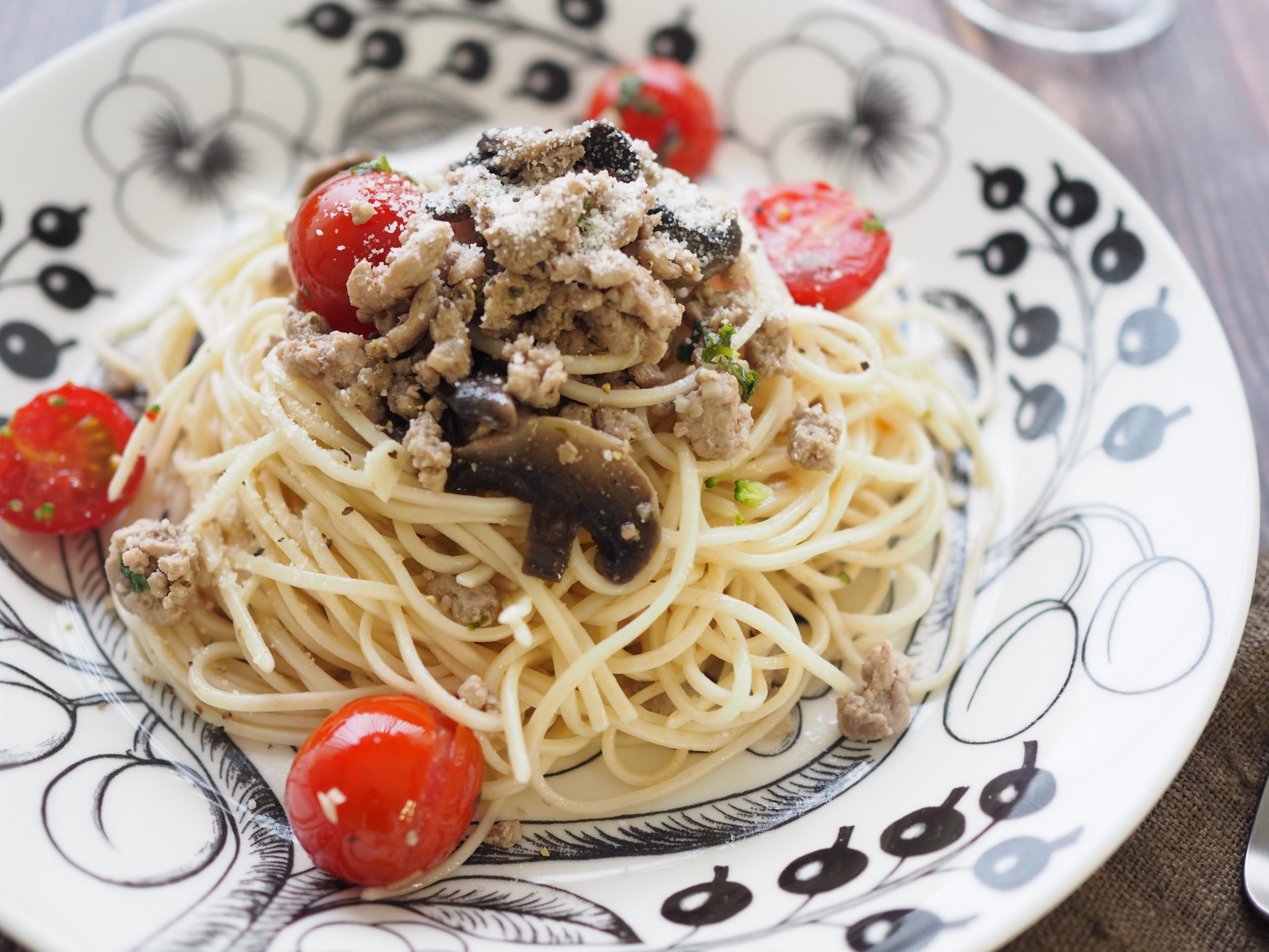 パスタ ひき肉