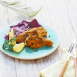 玄米パンレシピ「鮭のカレーパン粉焼き」
