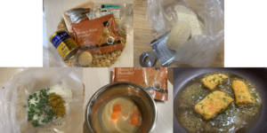 新しい玄米粉「玄米パウダー」レシピ「鮭のカレーパン粉焼き」