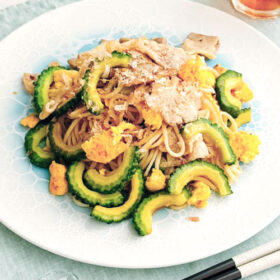 ゴーヤチャンプル玄米麺